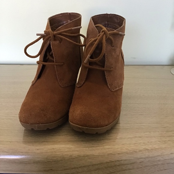 Rust Wedge Bootie - Picture 2 of 7